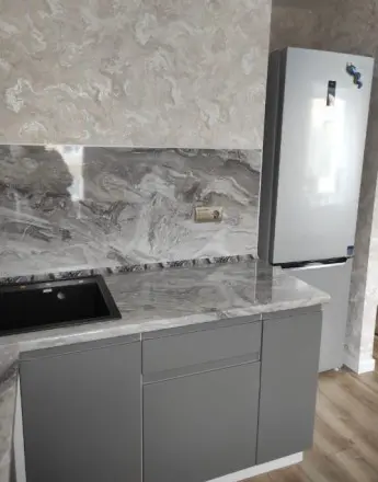 Кухня Софт серый Гранит софт матовый